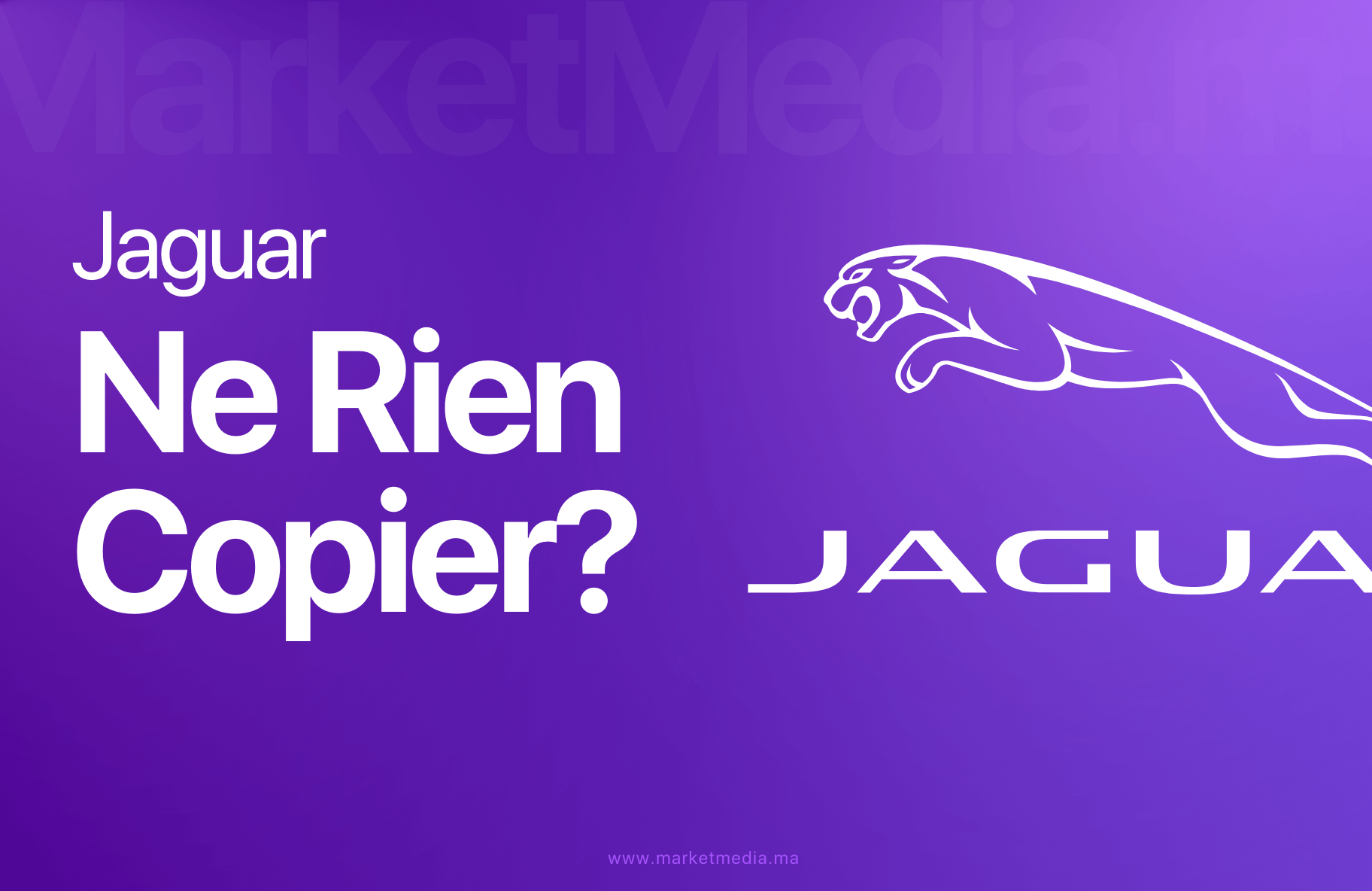 Jaguar dévoile son nouveau logo : une refonte audacieuse pour une ère électrique